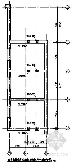 弧形观光电梯玻璃幕墙资料下载-某观光电梯玻璃幕墙钢结构施工图