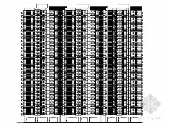 城市型住宅楼资料下载-某环球商务中心区（城市综合体）2号住宅楼方案（含文本及CAD方案）