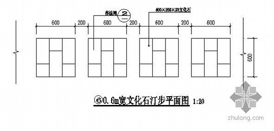 重庆高档小区两个组团景观施工图竣工图- 