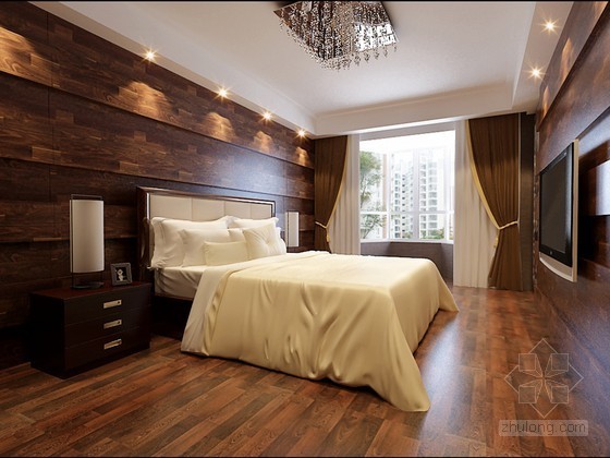 客厅卧室3D模型资料下载-现代客厅及卧室3D模型下载