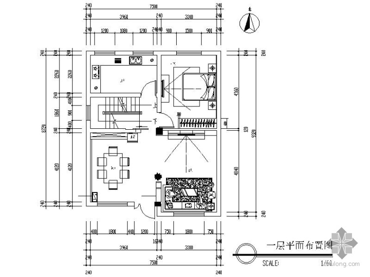 现代别墅二层设计图资料下载-[安徽]现代风格二层别墅室内设计方案（含效果）