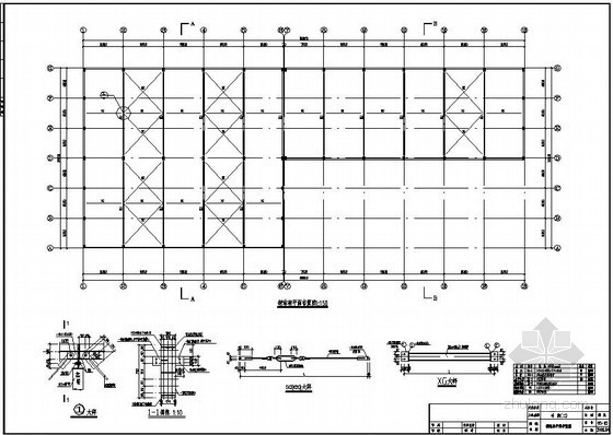 钢结构檐口大样资料下载-肇庆某钢结构厂房结构设计图