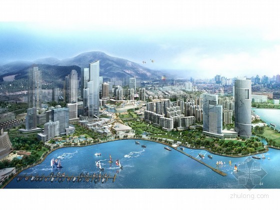 产业城规划方案资料下载-[青岛]产业新区整体规划概念方案