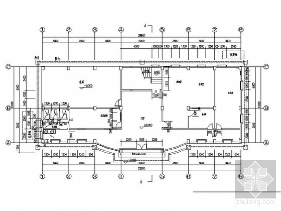 某厂区三层小型办公建筑施工套图（含效果图）- 