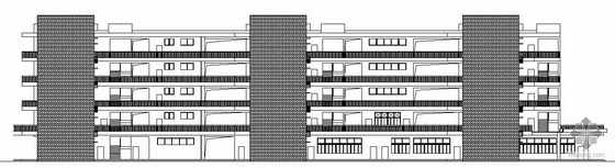 五层建筑水电图资料下载-[深圳湾]某高级中学校区建筑结构水电施工图（初中部、高中部、图书馆、食堂、宿舍、文体中心）