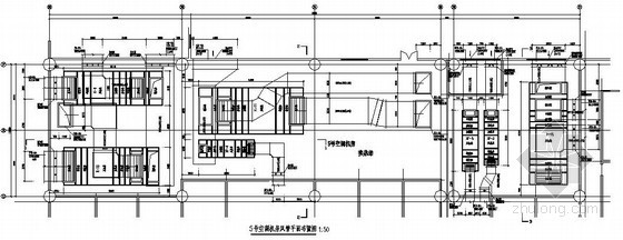 机房精密空调CAD图资料下载-[内蒙古]机场暖通空调机房涉及施工图