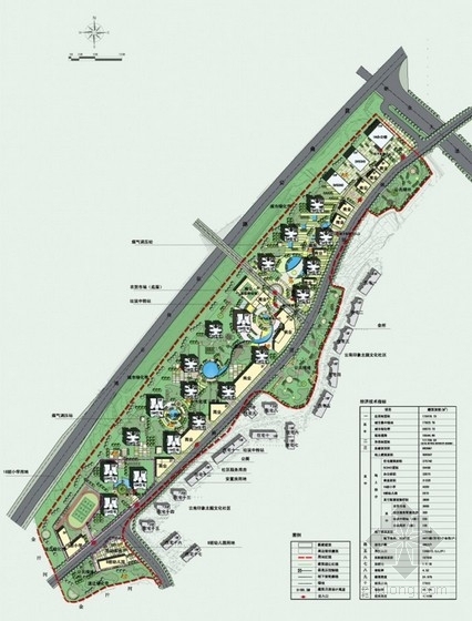 [昆明]城市综合体规划及单体设计方案文本-总平面图 