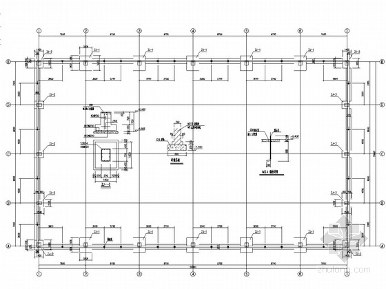 单层框架结构厂房建筑设计资料下载-单层钢结构厂房结构施工图（含建施）