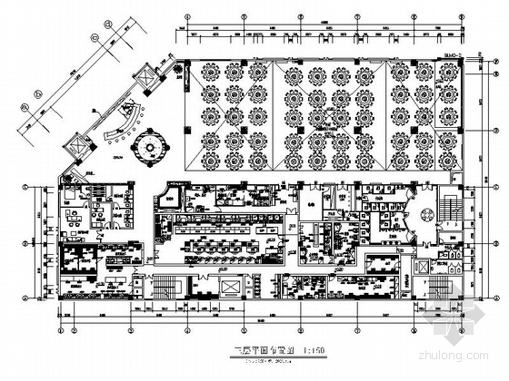 KTV包间门设计资料下载-[深圳]城市中心区奢华典雅酒店设计CAD施工图（含效果）