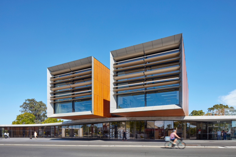 阿尼社区中心与图书馆资料下载-澳大利亚纪念图书馆与莫伊服务中心