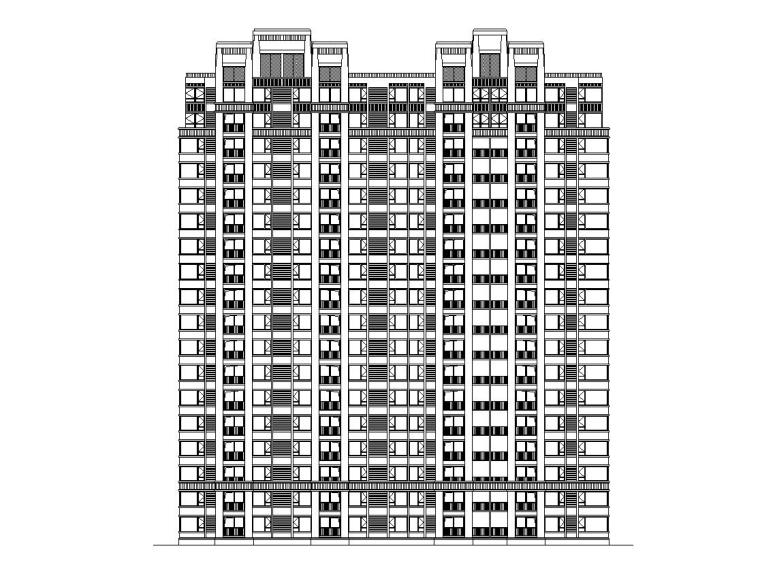 中国居住设计资料下载-[安徽]和安家园居住区建筑施工图设计（CAD）