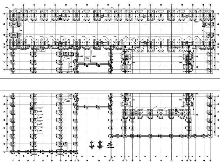建筑图施工图和结构施工图资料下载-特高压变压器厂房建筑结构施工图（装配车间、厂房、试验大厅）