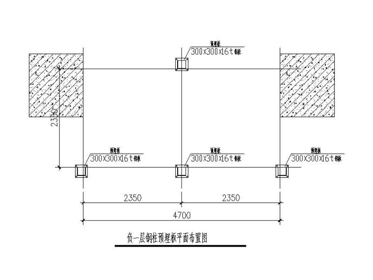 货梯钢结构井道cad图纸资料下载-无机房观光电梯钢结构井道（CAD,7张）