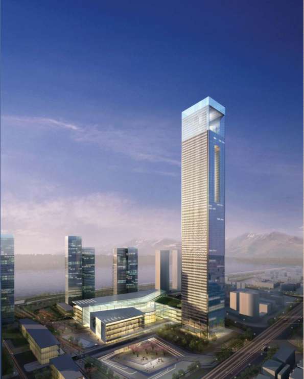 国外知名综合性办公楼资料下载-超高层塔式现代风格综合性办公楼建筑（地标性建筑）