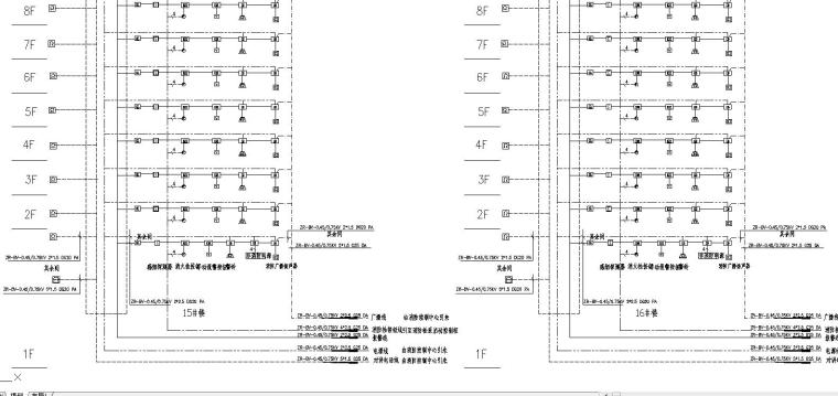 老旧小区改造强弱电施工图资料下载-某小区强弱电图纸