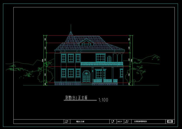 大足群力新村别墅建筑设计方案-别墅剖面面图