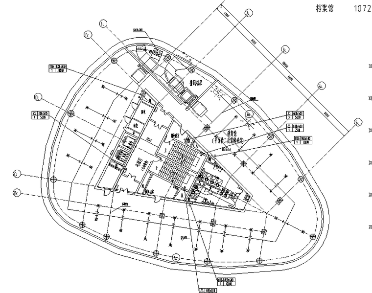 金华职业技术学院图书信息中心水暖电建筑结构全套图纸（含39页设计说明书）_6