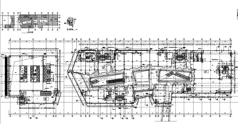 [中国]某城市196米超高层现代风格知名企业办公楼建筑设计CAD施工图纸-平面图二