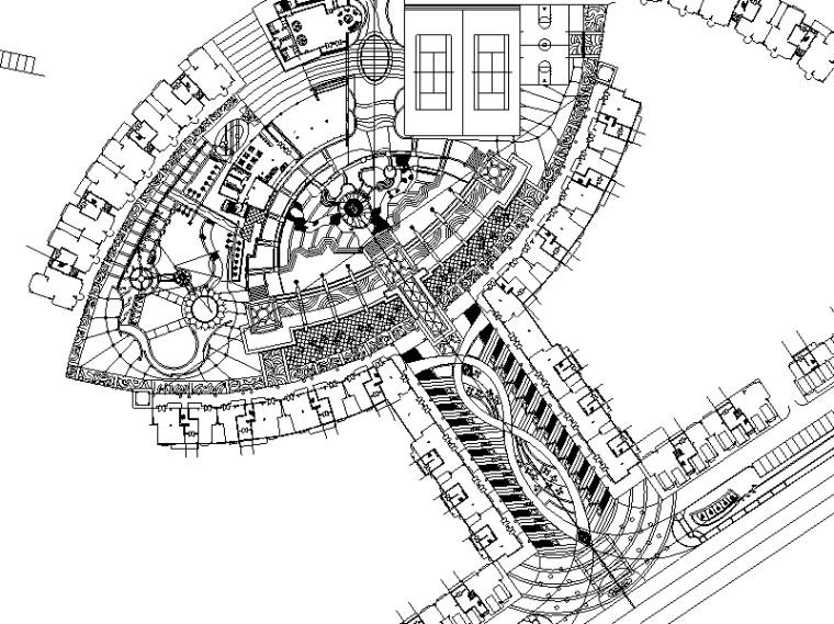 居住区花园设计平面资料下载-[重庆]某花园居住区全套景观施工图设计（包含+72页）