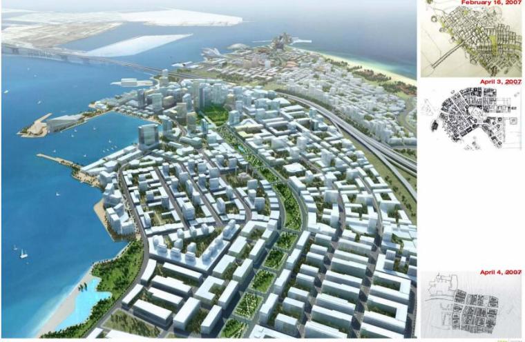 [阿布扎比]萨迪亚特岛城市景观概念设计文本（PPT+81页)-建筑示意图