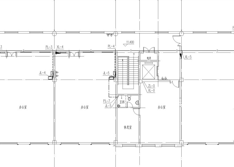5层设计图资料下载-幼儿园地上四层给排水、消防设计图（含系统图、平面图、大样图）