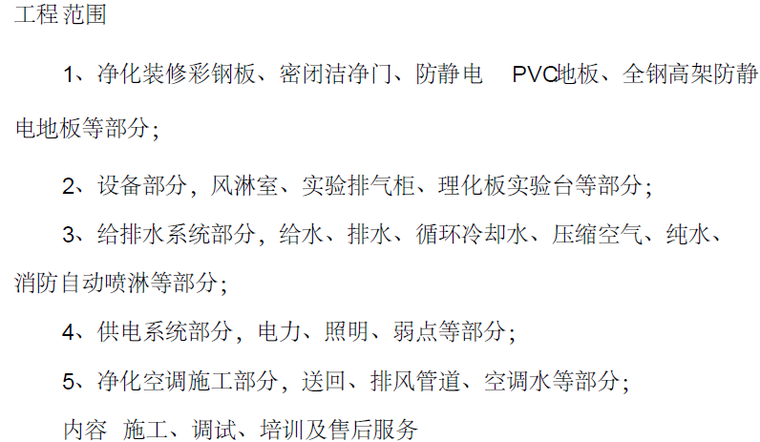 血浆实验室设计方案资料下载-净化实验室暖通安装工程施工组织设计