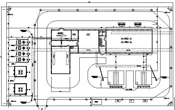 陕西榆神矿区香水河矿井及选煤厂项目-室外照明平面布置图