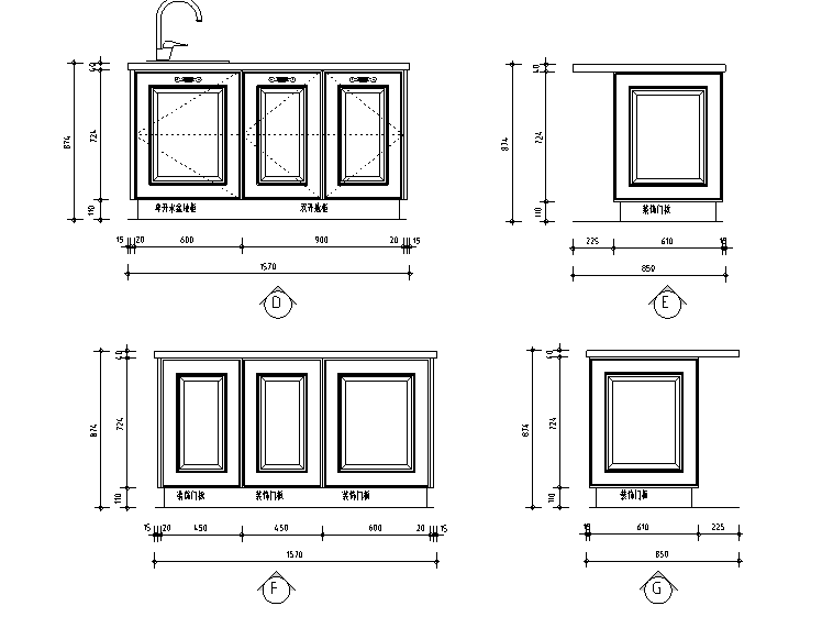133套橱柜厨房设计CAD图块（内附案例）-QQ截图20180607123327