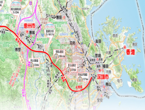 深圳的标准工期资料下载-赣深高铁正式获批建设，投资641.3亿工期4年！