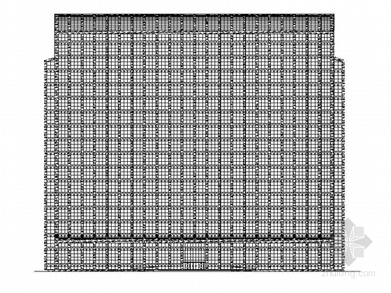 研发楼cad建筑资料下载-[安徽]十七层框架剪力墙结构办公研发楼建筑施工图