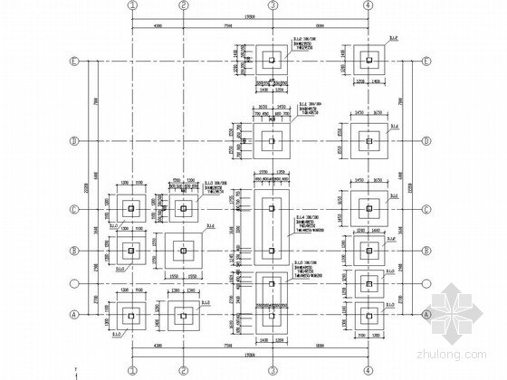 加油站CAD图资料下载-吉林二级加油站办公楼结构图