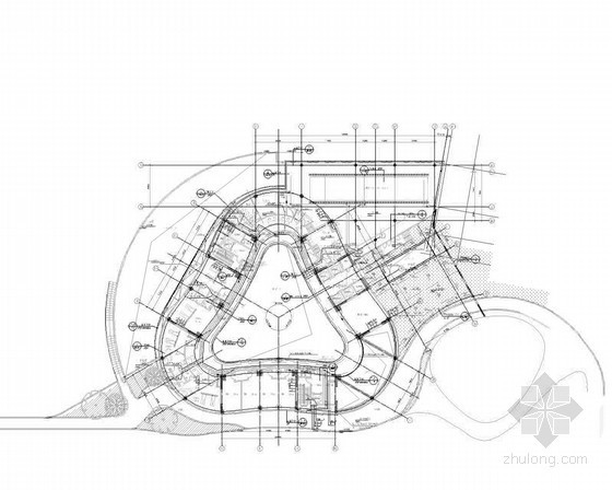 某广场游廊建筑扩初图资料下载-[江苏]商业广场建筑给排水施工图（含酒店、塔楼）
