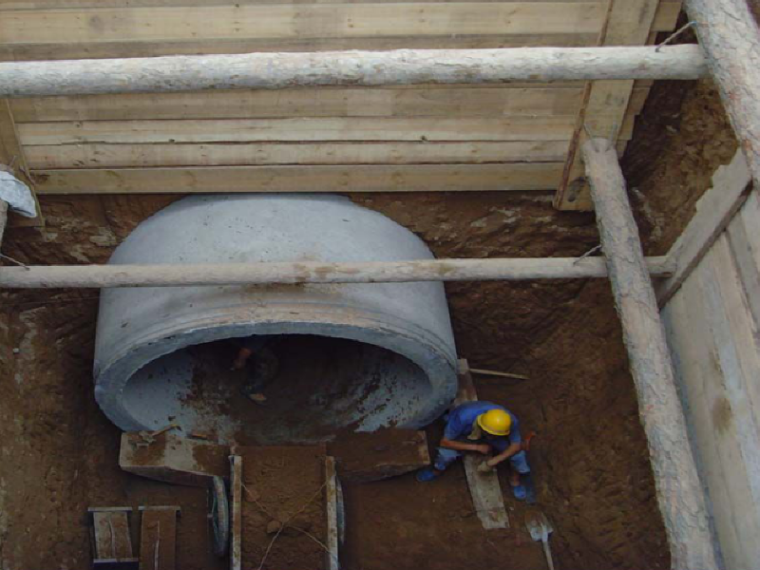 顶管工作井施工方案资料下载-地铁Ⅰ期工程车辆段与综合基地排水管道顶管工程施工方案