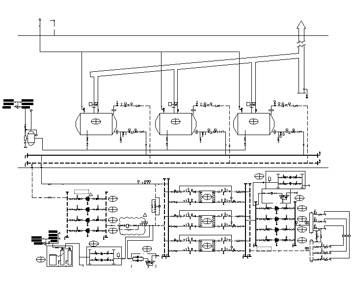 170米双子商业大厦全套暖通施工图（18年出品）_6