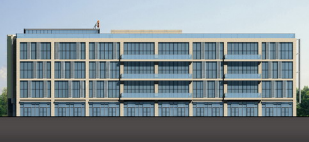 工业厂房办公楼su模型资料下载-湖北工业厂房建筑规划设计方案