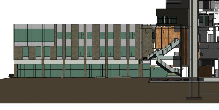 加拿大大学建筑设计鼓励跨学科交流-SECTION