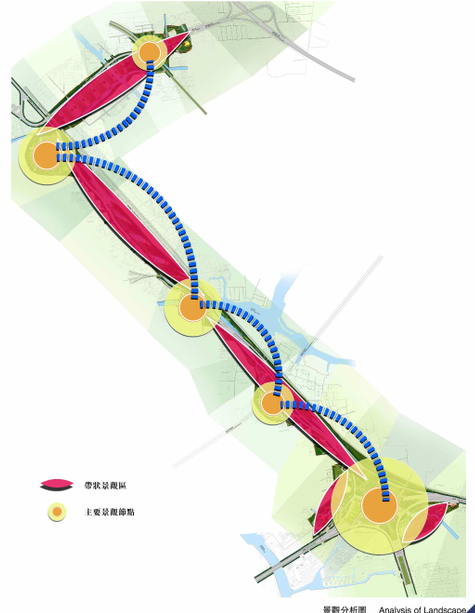 [江苏]高速公路出入口景观规划方案设计 C-5 景观分析图