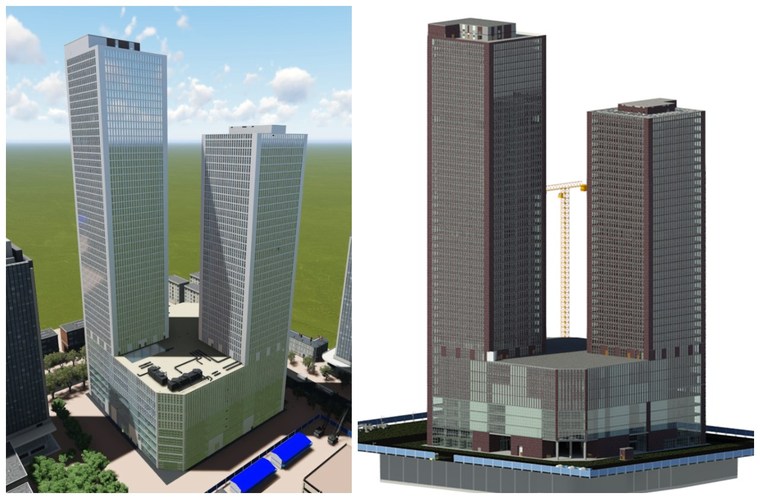 BIM技术全周期应用资料下载-全生命周期采用BIM技术项目首次应用到盛达金城广场