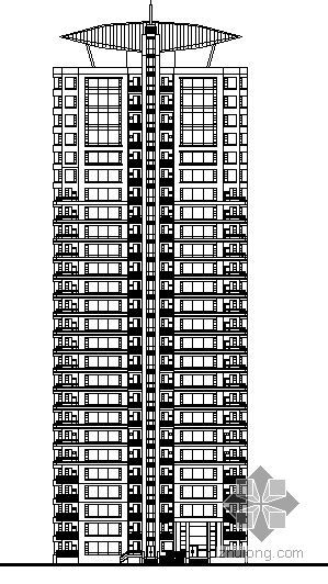 住宅建筑初步设计文本资料下载-浦东某花园小区二期3、4、6号楼建筑初步图