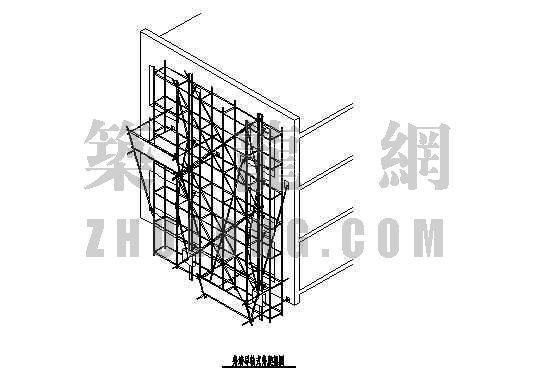 外墙导轨式爬架资料下载-外墙导轨式外爬架图