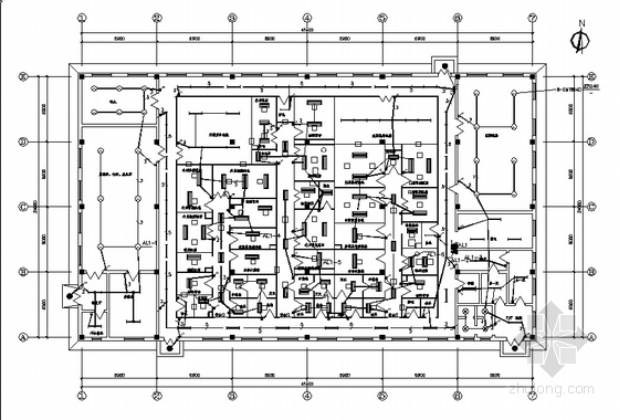 车床电气图纸CAD资料下载-某药厂电气图纸