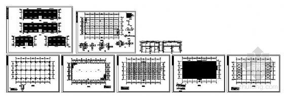 料仓钢结构方案图纸资料下载-某双层钢结构厂房方案图