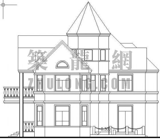 墨尔本一个东方设计资料下载-一个欧式别墅设计方案