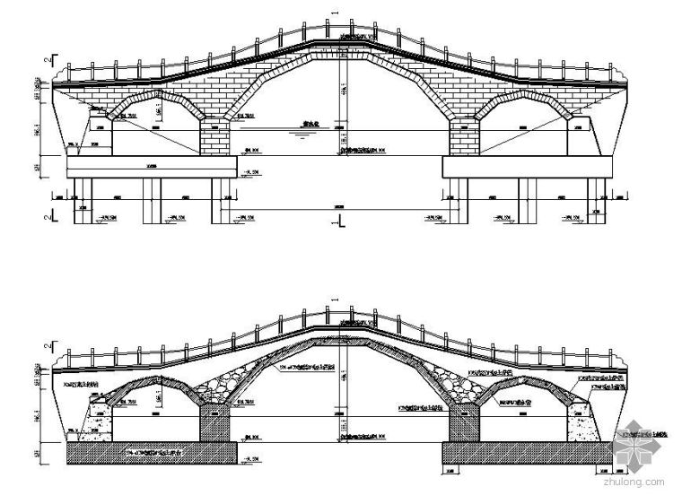 木质景观桥施工图资料下载-某景观桥施工设计图