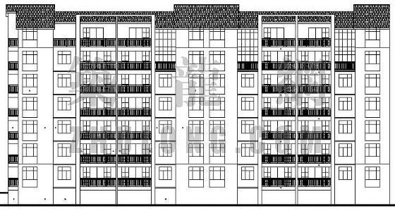 高校公寓设计资料下载-某著名高校公寓楼建筑设计方案（C栋）