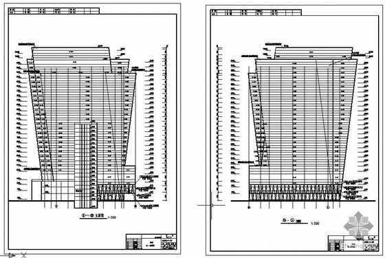 某酒店贵宾楼建筑结构图