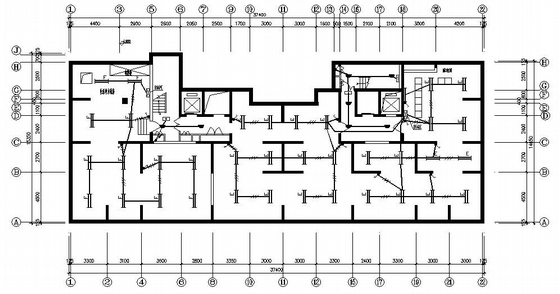 18层住宅楼模型资料下载-[天津]某18层住宅楼全套电气施工图