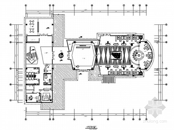 小区楼盘模型设计资料下载-[福州]奢华公馆楼盘售楼处室内设计施工图（含效果图）