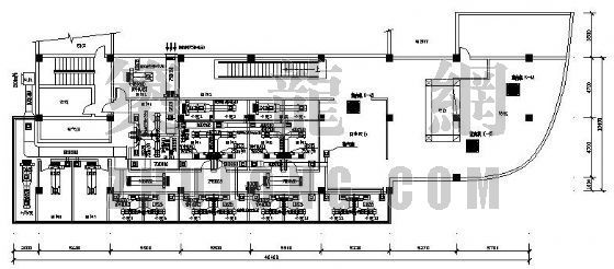 格力空调设计平面图资料下载-某茶楼空调设计平面图