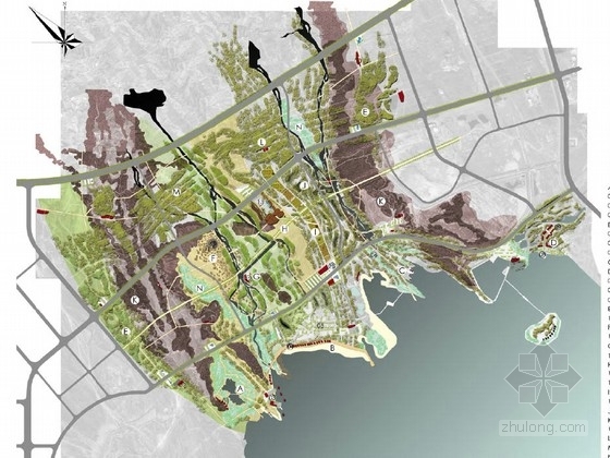 现代滨水城市规划设计资料下载-[阿克苏]城市滨水区域城市规划设计方案